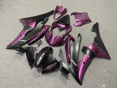 Carenagens Moto Yamaha YZF R6 2008-2016 - Roxo Preto Fosco