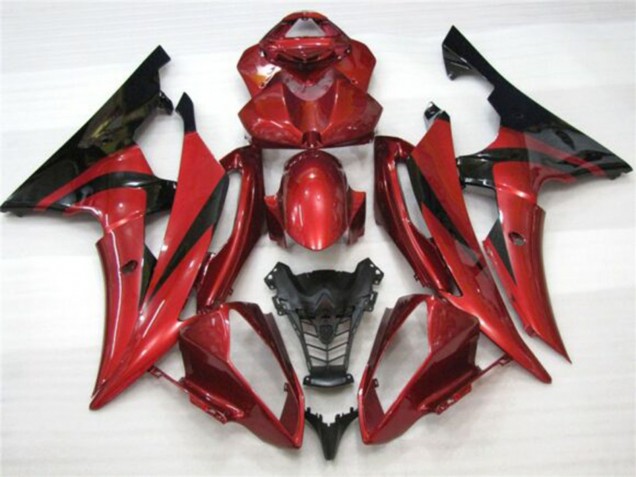 Carenagens Moto Yamaha YZF R6 2008-2016 - Vermelho Preto