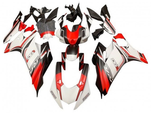 Carenagens Moto Yamaha YZF R6 2017-2023 - Branco Vermelho Preto