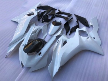 Carenagens Moto Yamaha YZF R6 2017-2023 - Branco Preto Brilhante