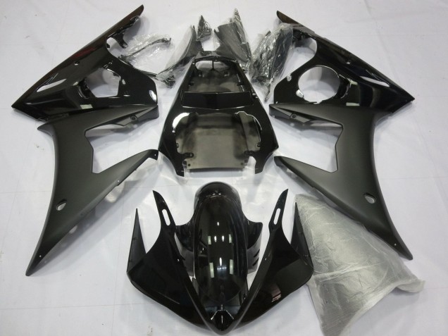 Carenagens Moto Yamaha YZF R6 2005 - Preto Brilhante Preto Fosco
