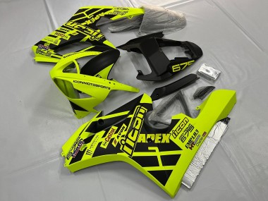 Carenagens Moto Triumph Daytona 675 Triple 2006-2008 - Amarelo Preto Fosco