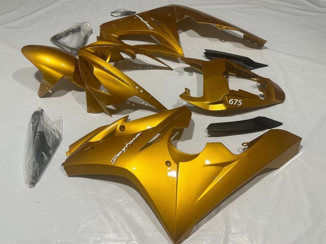 Carenagens Moto Triumph Daytona 675 Triple 2006-2008 - Ouro Metálico