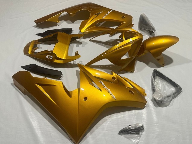 Carenagens Moto Triumph Daytona 675 Triple 2006-2008 - Ouro Metálico