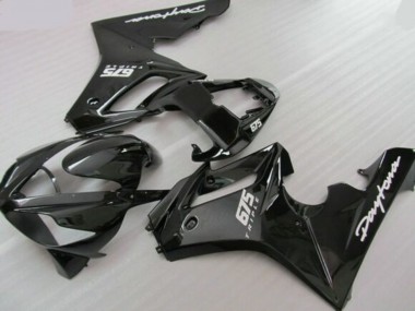 Carenagens Moto Triumph Daytona 675 Triple 2006-2008 - Preto Brilhante Preto Fosco