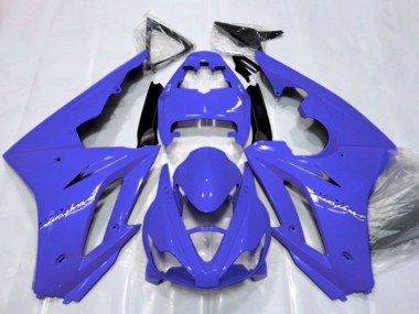 Carenagens Moto Triumph Daytona 675 Triple 2006-2008 - Azul Preto Brilhante