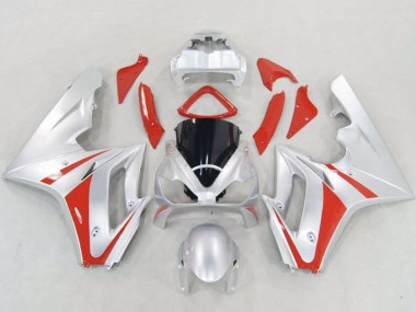 Carenagens Moto Triumph Daytona 675 Triple 2006-2008 - Prata Vermelho