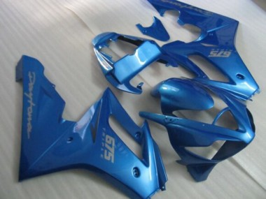 Carenagens Moto Triumph Daytona 675 Triple 2006-2008 - Azul Prata Decalques