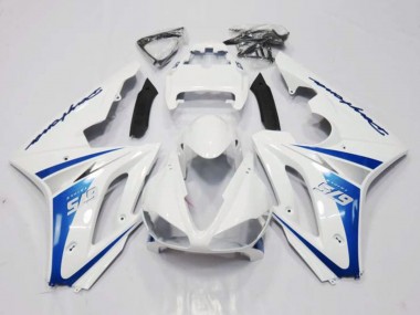 Carenagem Moto Triumph Daytona 675 Triple 2006-2008 - Branco Azul