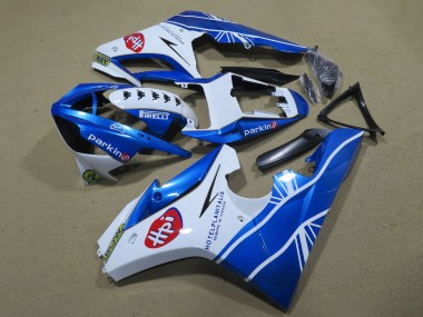 Carenagens Moto Triumph Daytona 675 Triple 2006-2008 - Branco Azul