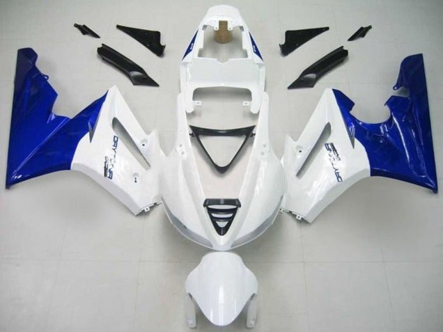 Carenagem Moto Triumph Daytona 675 Triple 2009-2012 - Branco Azul