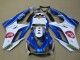 Carenagens Moto Triumph Daytona 675 Triple 2009-2012 - Branco Azul Hpi