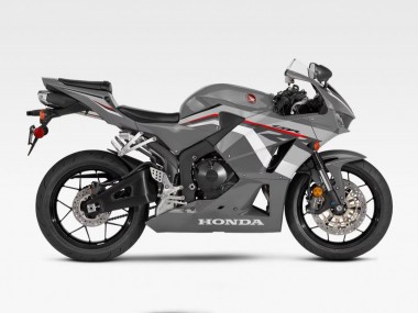 Carenagens Moto Honda CBR600RR F5 2009-2012 - Cinzento Branco Vermelho