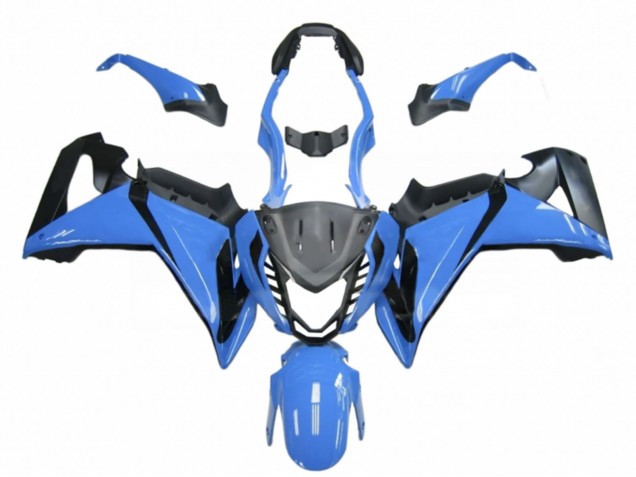 Carenagens Moto Honda CBR650F 2014-2016 - Azul Celeste Preto
