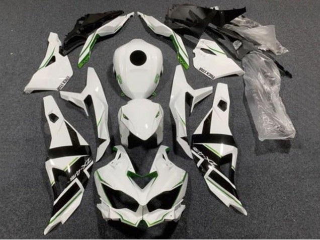 Carenagens Moto Kawasaki ZX4R ZX-4RR 2019-2025 - Branco Preto Verde