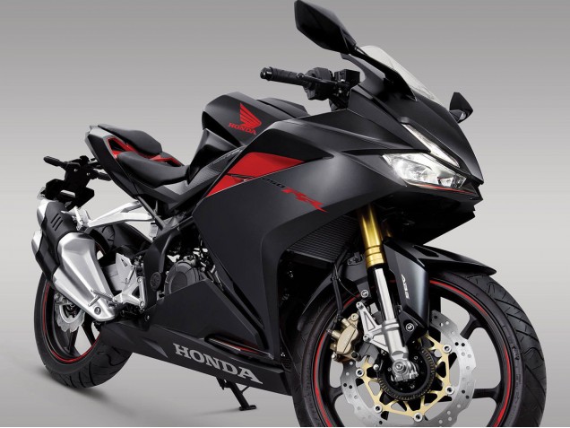 Carenagens Moto Honda CBR250RR 2017-2022 - Preto Fosco Vermelho