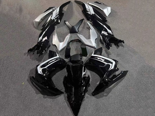 Carenagens Moto Honda ADV160 2022-2024 - Prata Preto Brilhante