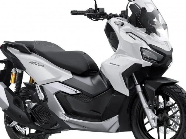 Carenagens Moto Honda ADV160 2022-2024 - Branco Preto