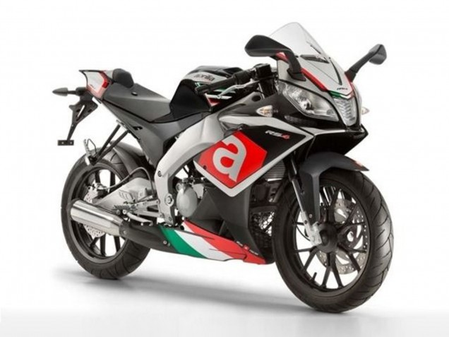Carenagens Moto Aprilia RS4 50 125 2012-2019 - Branco Vermelho Verde Preto Fosco