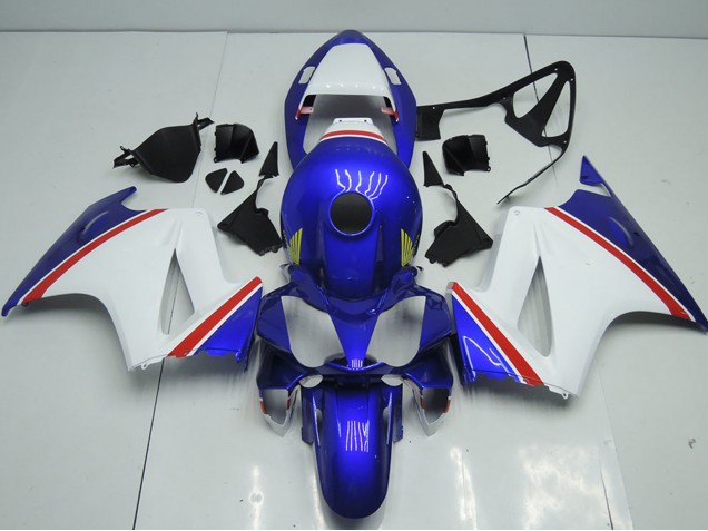 Carenagens Moto Honda VFR 800 2002-2013 - Branco Azul Vermelho