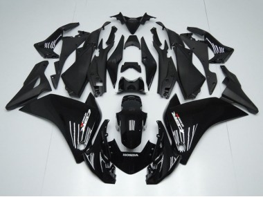 Carenagens Moto Honda CBR250RR 2011-2015 - Preto Brilhante Preto Fosco