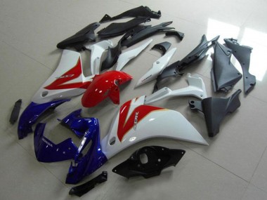 Carenagem Moto Honda CBR250RR 2011-2015 - Branco Vermelho Azul