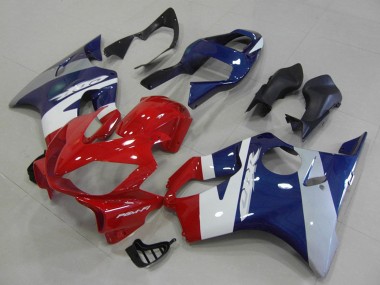 Carenagens Moto Honda CBR600 F4i 2001-2003 - Branco Azul Vermelho