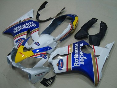 Carenagens Moto Honda CBR600 F4i 2004-2007 - Branco Azul Amarelo Rothmans