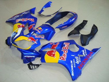 Carenagens Moto Honda CBR600 F4i 2004-2007 - Azul Amarelo Red Bull
