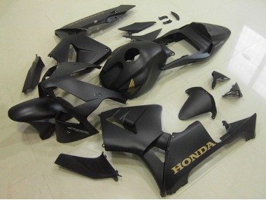 Carenagens Moto Honda CBR600RR 2003-2004 - Preto Fosco Ouro Decal