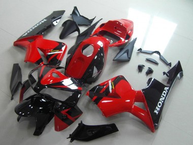 Carenagens Moto Honda CBR600RR 2005-2006 - Vermelho Preto Brilhante