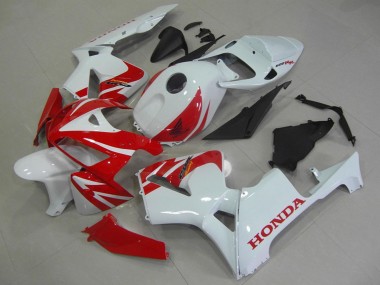 Carenagens Moto Honda CBR600RR 2005-2006 - Branco Vermelho