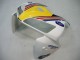 Carenagens Moto Honda CBR600RR 2005-2006 - Azul Branco Amarelo Rothmans