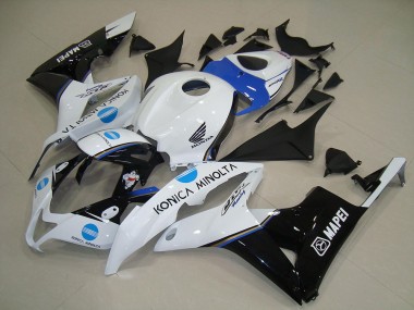 Carenagens Moto Honda CBR600RR 2007-2008 - Branco Azul Preto Brilhante Konica Minolta