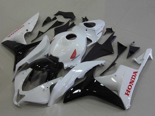Carenagens Moto Honda CBR600RR 2007-2008 - Branco Preto Brilhante Vermelho