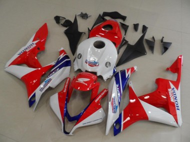 Carenagens Moto Honda CBR600RR 2007-2008 - Branco Vermelho Azul