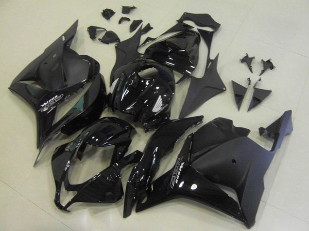 Carenagens Moto Honda CBR600RR 2009-2012 - Preto Brilhante Preto Fosco OEM Estilo