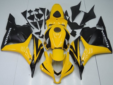 Carenagens Moto Honda CBR600RR 2009-2012 - Amarelo Preto Fosco