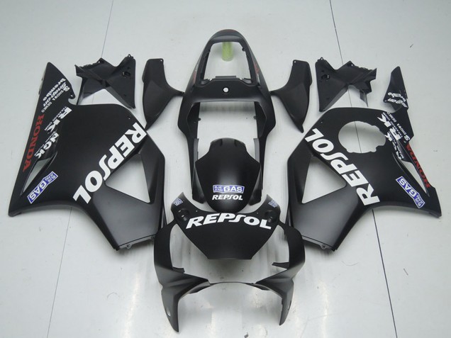 Carenagens Moto Honda CBR900RR 954 2002-2003 - Preto Fosco Repsol