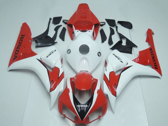 Carenagem Moto Honda CBR1000RR 2006-2007 - Branco Vermelho