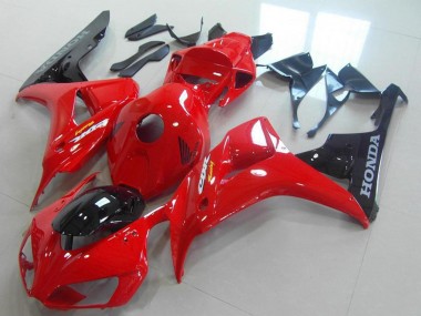 Carenagem Moto Honda CBR1000RR 2006-2007 - Vermelho Preto Brilhante