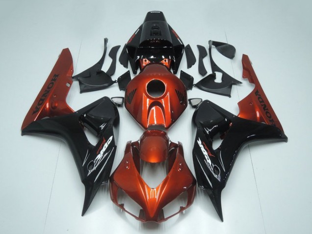 Carenagem Moto Honda CBR1000RR 2006-2007 - Vermelho Preto Brilhante