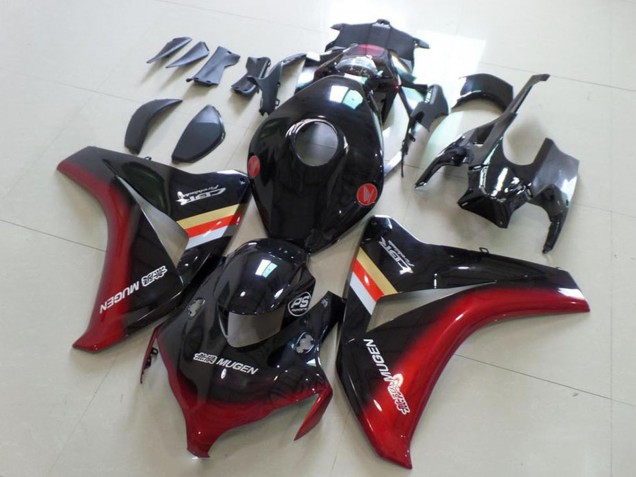 Carenagens Moto Honda CBR1000RR 2008-2011 - Preto Brilhante Vermelho Mugen
