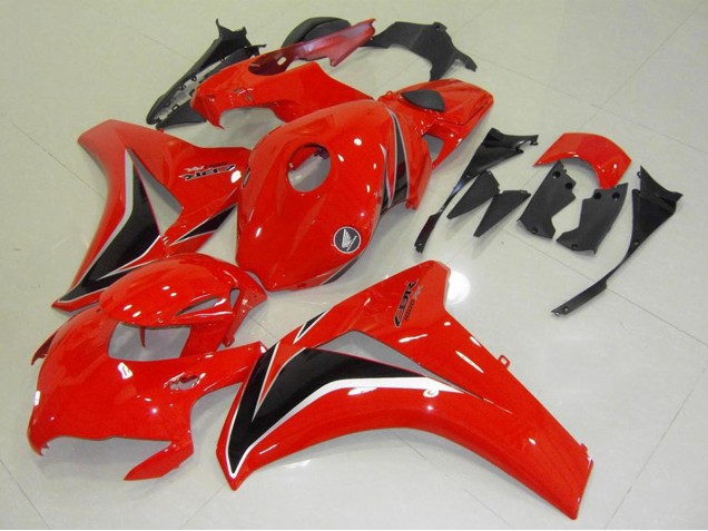 Kit Carenagens Moto Honda CBR1000RR 2008-2011 - Vermelho Preto Brilhante