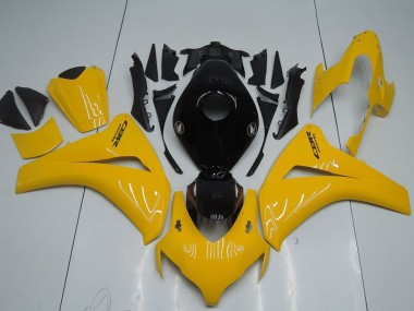 Kits Carenagem Moto Honda CBR1000RR 2008-2011 - Amarelo Preto Brilhante
