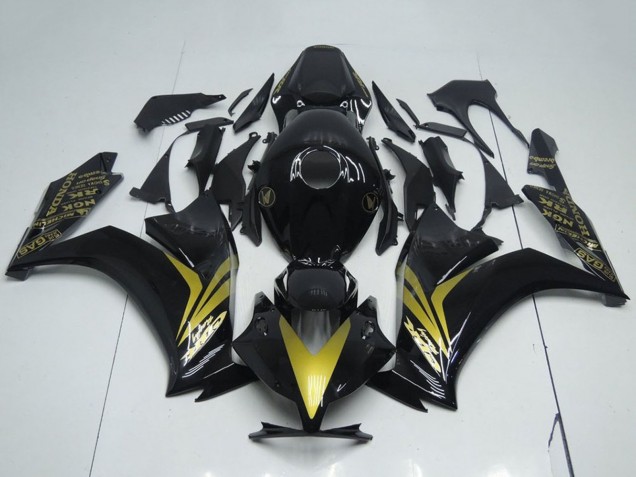 Carenagens Moto Honda CBR1000RR 2012-2016 - Preto Brilhante Ouro