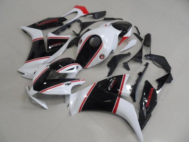 Carenagem Moto Honda CBR1000RR 2012-2016 - Branco Vermelho Preto Brilhante Listra
