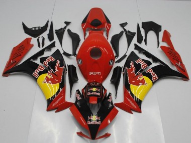 Carenagens Moto Honda CBR1000RR 2012-2016 - Vermelho Preto Amarelo Red Bull