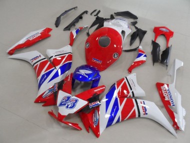 Carenagens Moto Honda CBR1000RR 2012-2016 - Branco Vermelho Azul HRC 23