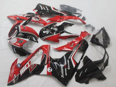 Carenagem Moto BMW S1000RR 2015-2016 - Branco Vermelho Preto Brilhante